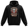 Badass Girl Welder Skull Hoodie
