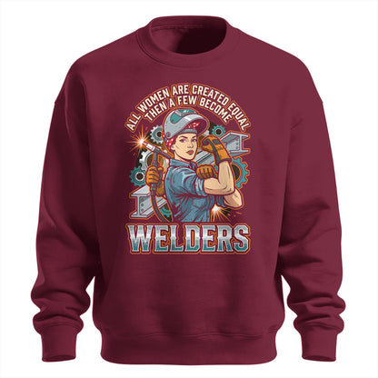 Badass Welder Woman Sweatshirt