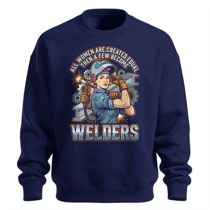 Badass Welder Woman Sweatshirt