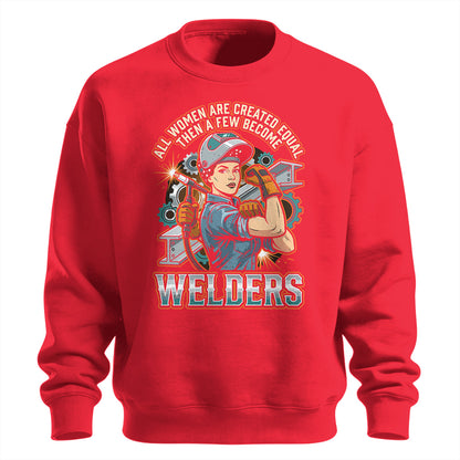 Badass Welder Woman Sweatshirt