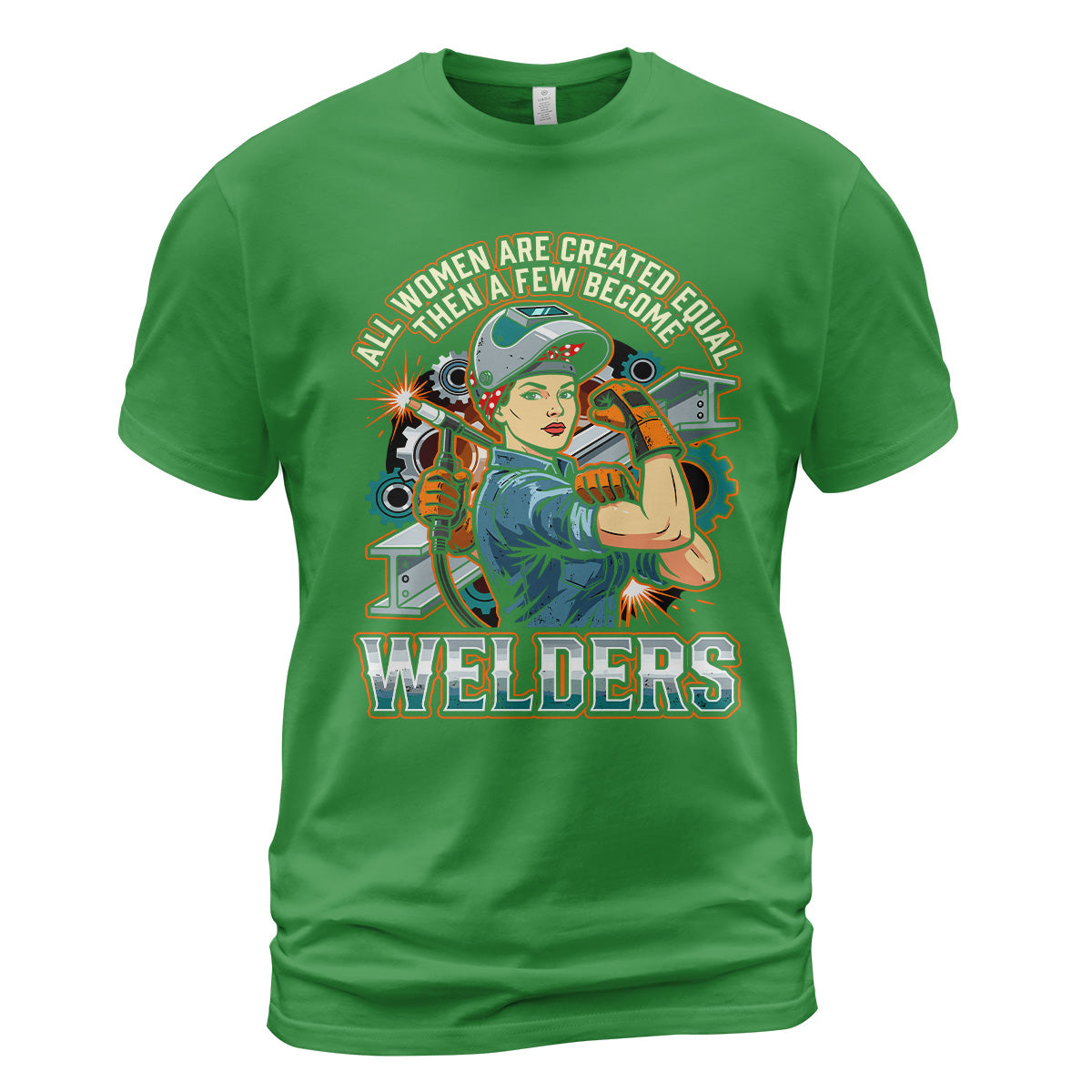 Badass Welder Woman T-Shirt