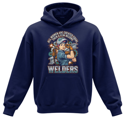 Badass Welder Woman Hoodie