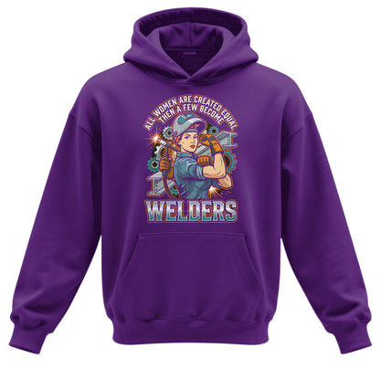 Badass Welder Woman Hoodie