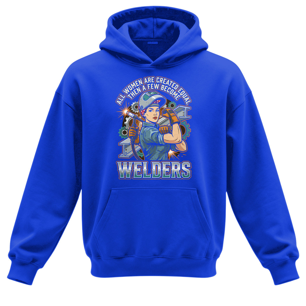 Badass Welder Woman Hoodie
