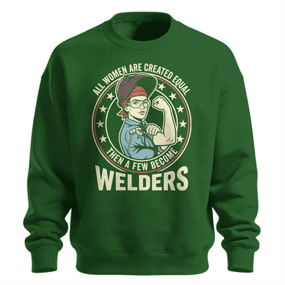 Badass Woman Welder Sweatshirt