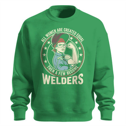 Badass Woman Welder Sweatshirt