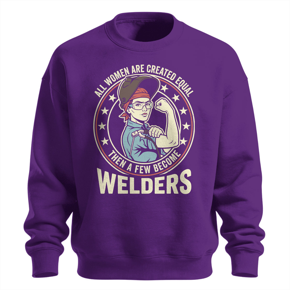 Badass Woman Welder Sweatshirt