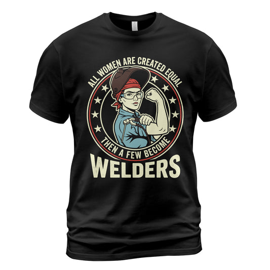Badass Woman Welder T-Shirt