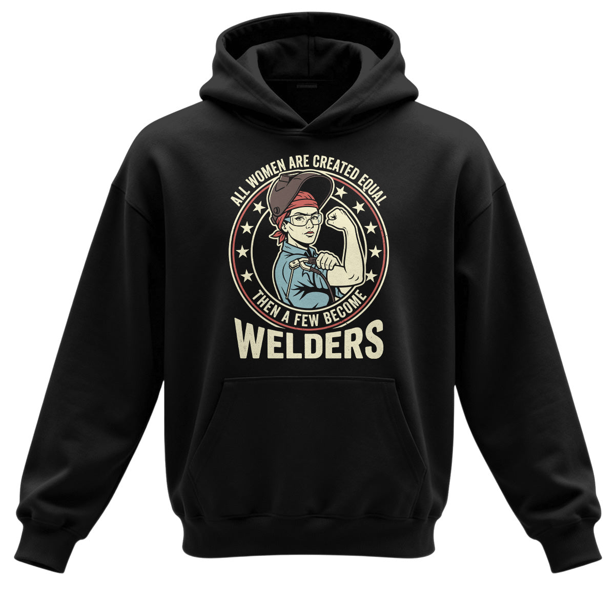 Badass Woman Welder Hoodie