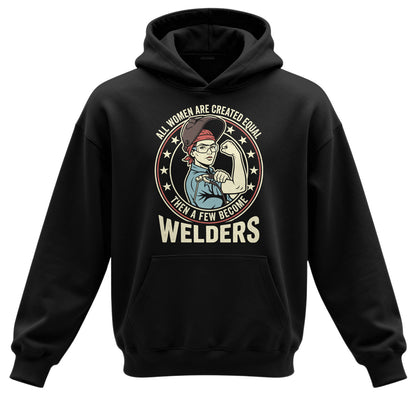 Badass Woman Welder Hoodie