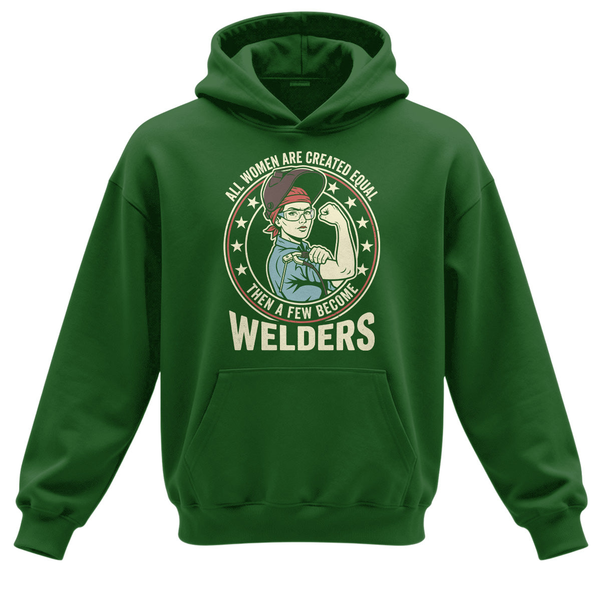 Badass Woman Welder Hoodie