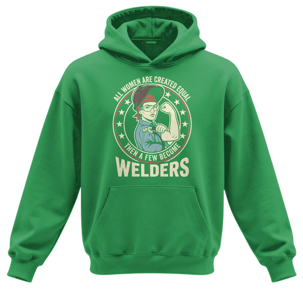 Badass Woman Welder Hoodie
