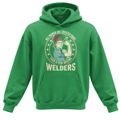 Badass Woman Welder Hoodie