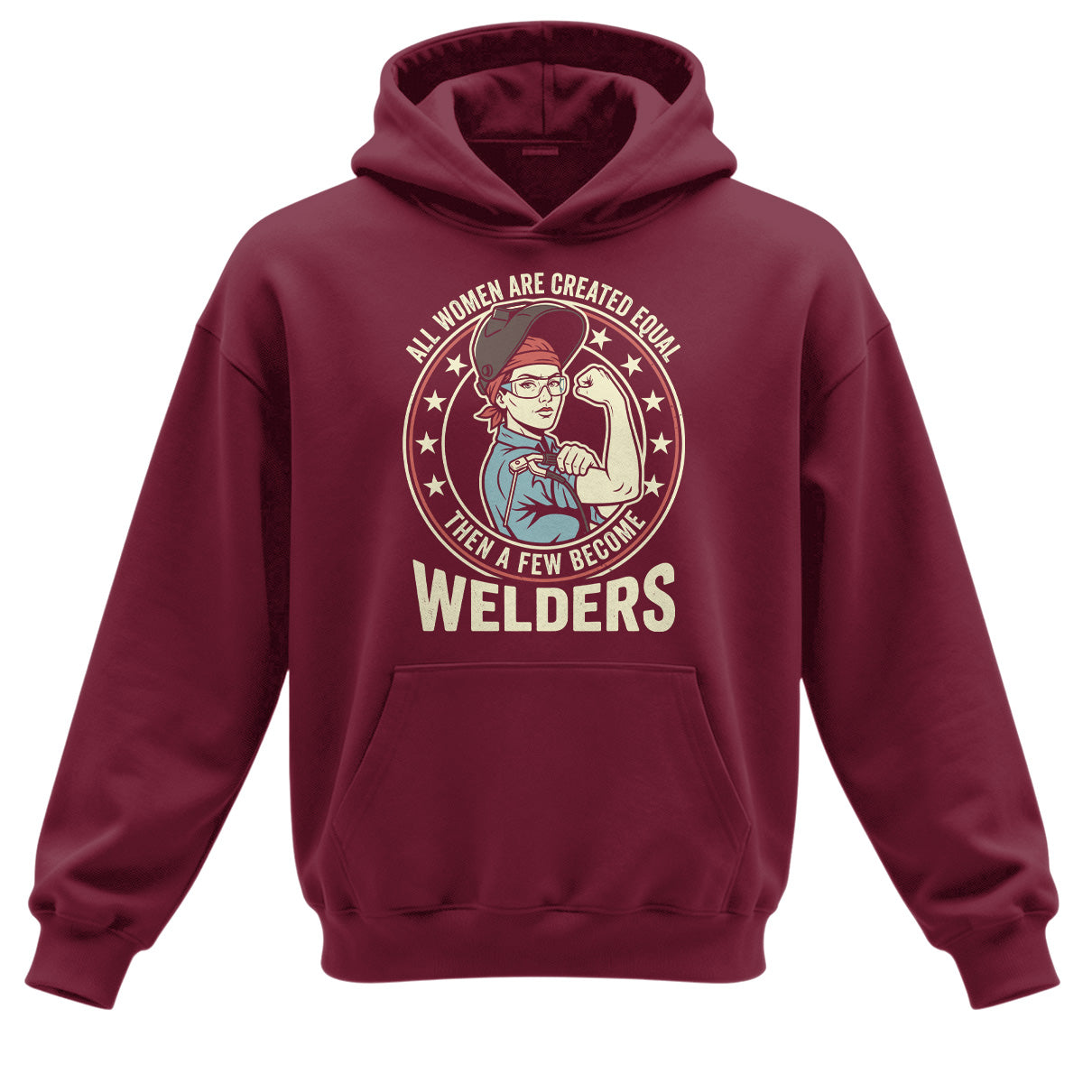 Badass Woman Welder Hoodie