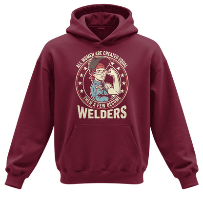 Badass Woman Welder Hoodie