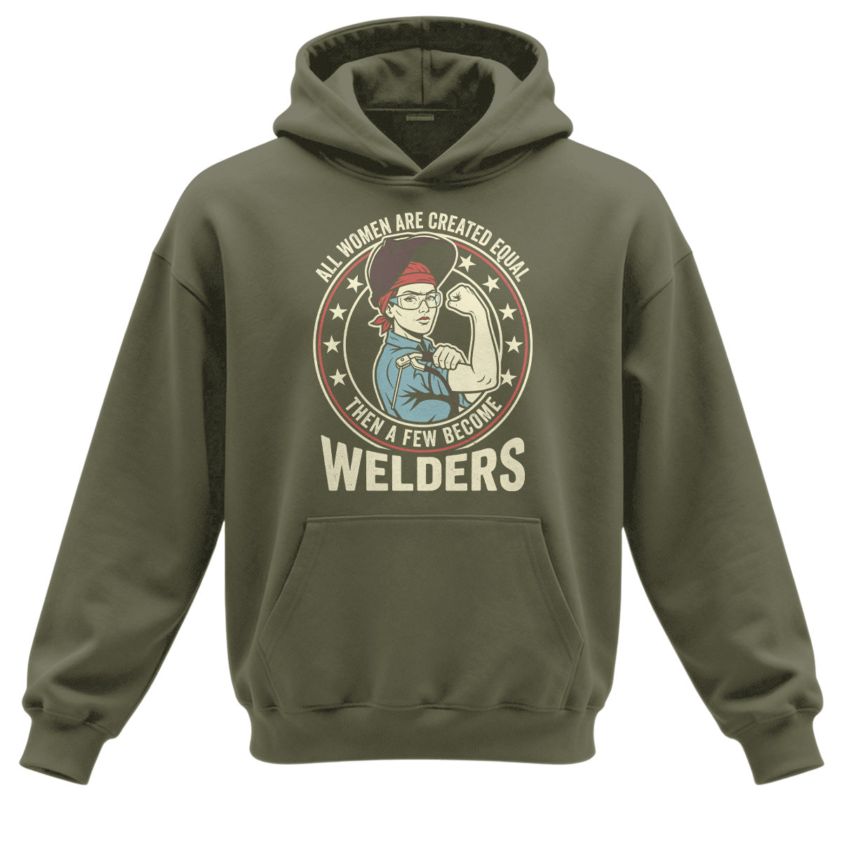 Badass Woman Welder Hoodie