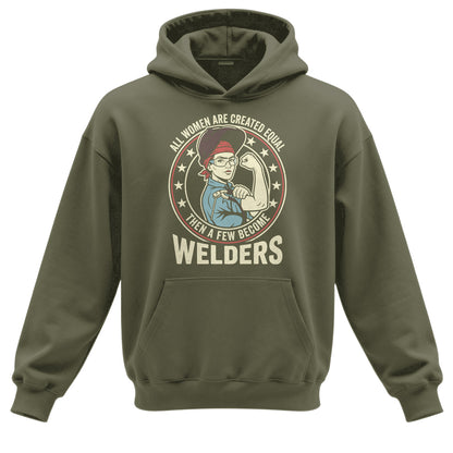 Badass Woman Welder Hoodie