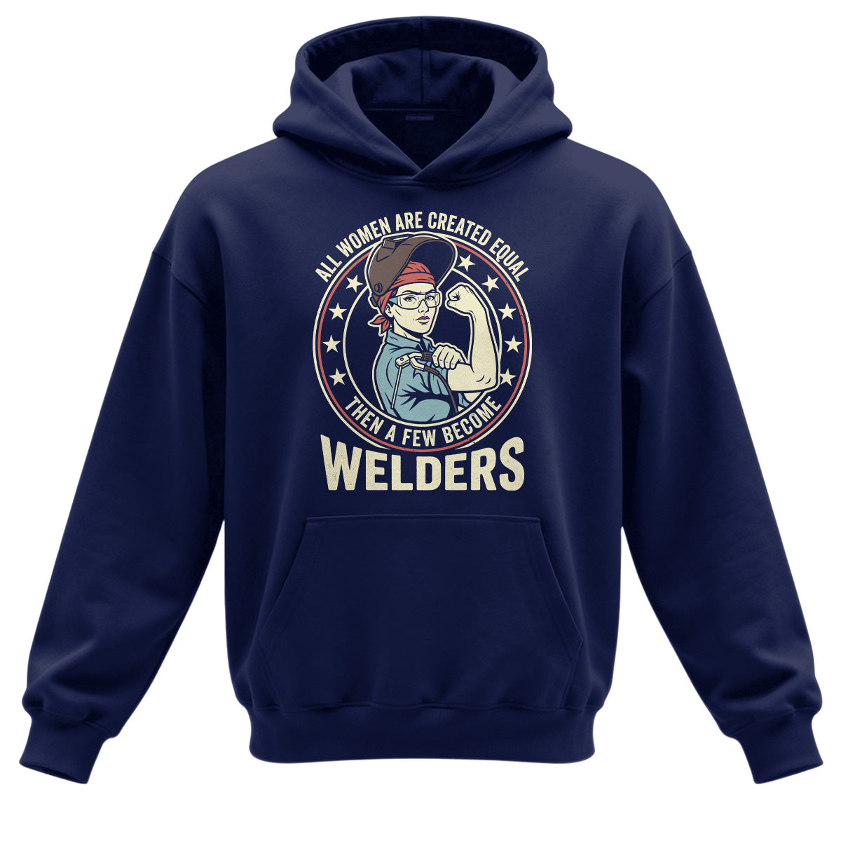 Badass Woman Welder Hoodie