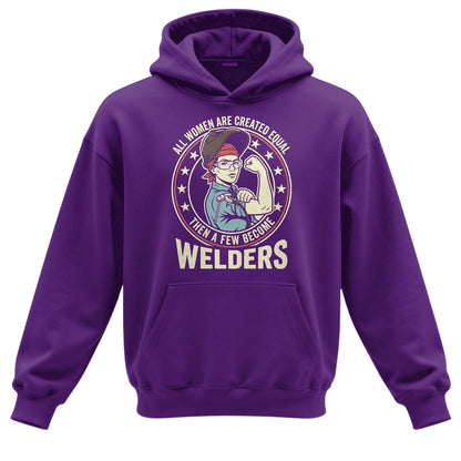 Badass Woman Welder Hoodie