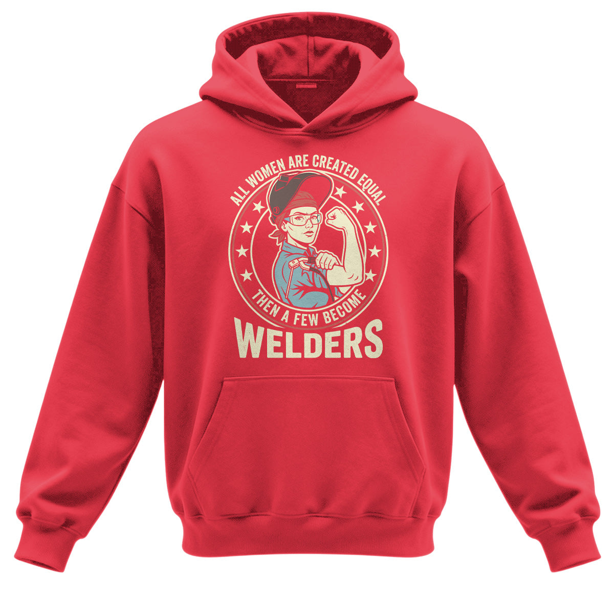 Badass Woman Welder Hoodie