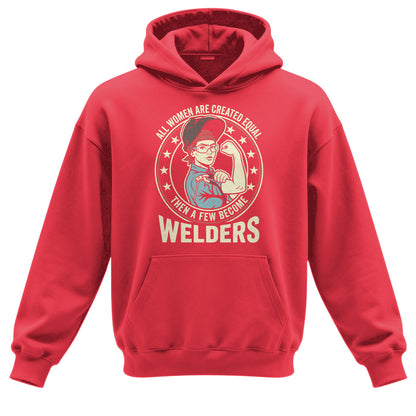 Badass Woman Welder Hoodie