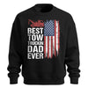 Best Tow Trucking Dad US Flag Sweatshirt