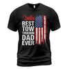 Best Tow Trucking Dad US Flag T-Shirt