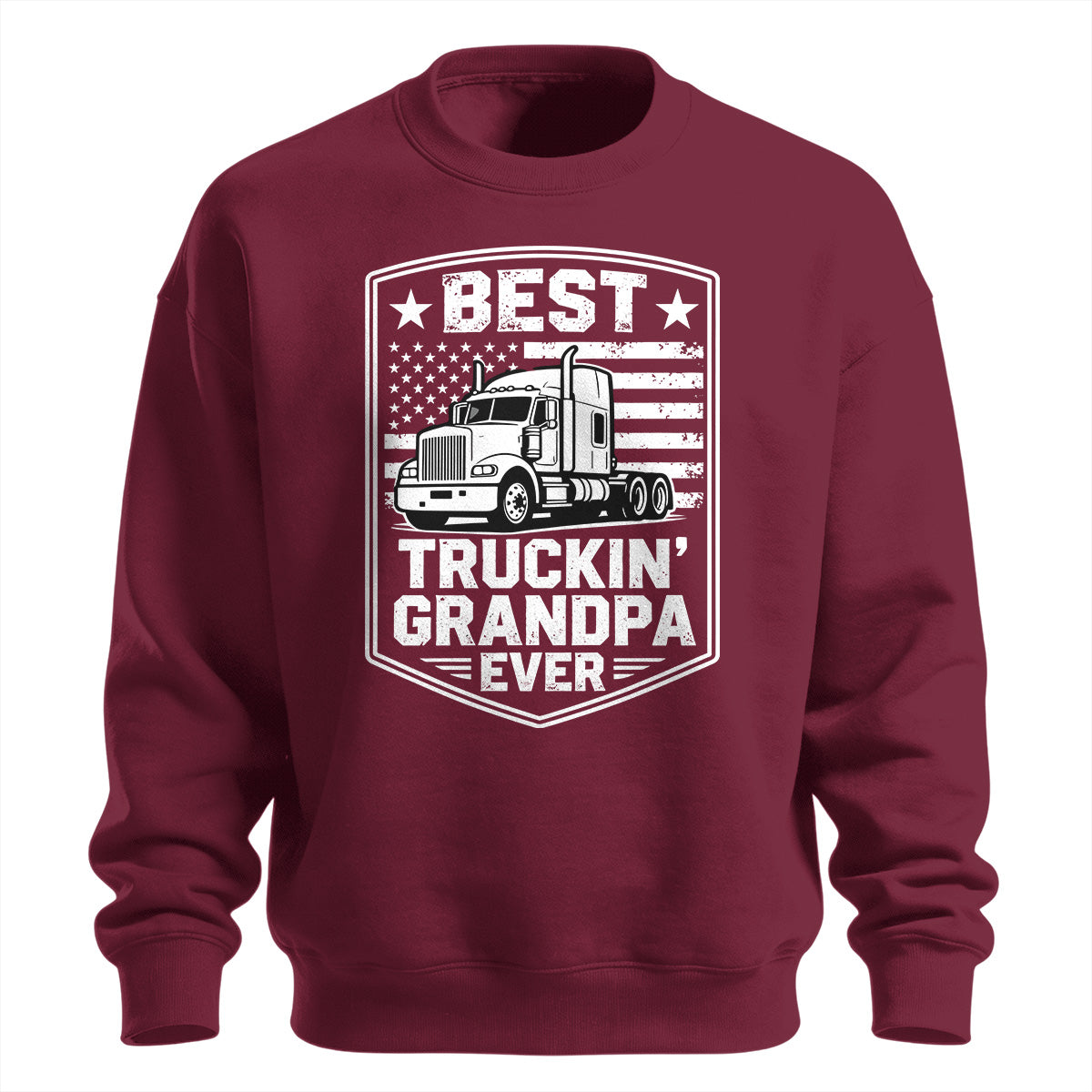 Best Truckin_ Grandpa Ever Sweatshirt