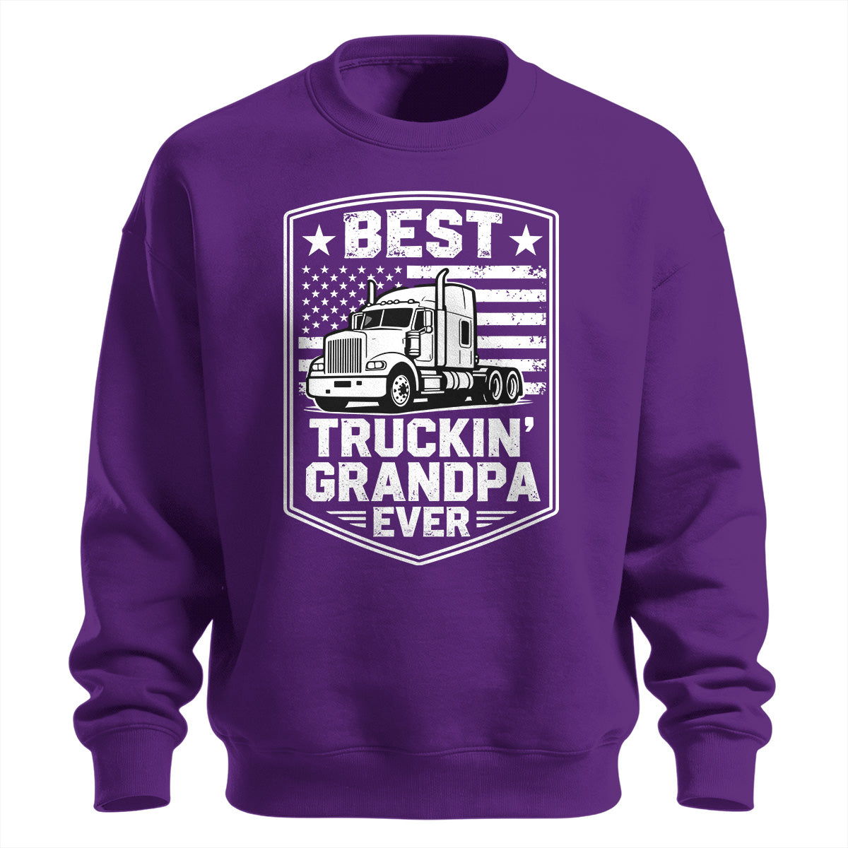 Best Truckin_ Grandpa Ever Sweatshirt
