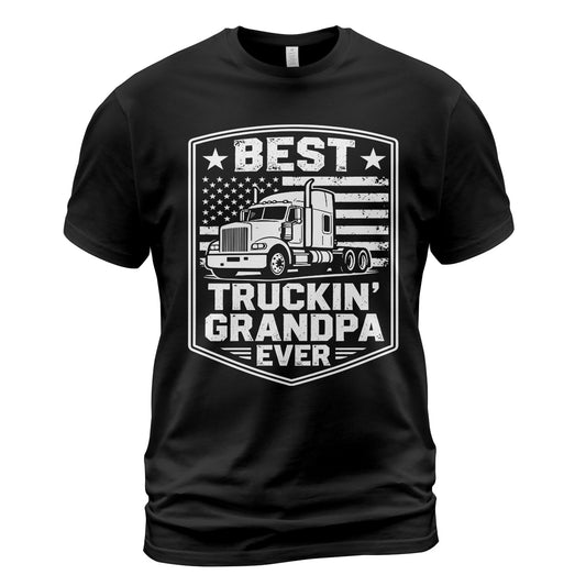 Best Truckin' Grandpa Ever T-Shirt