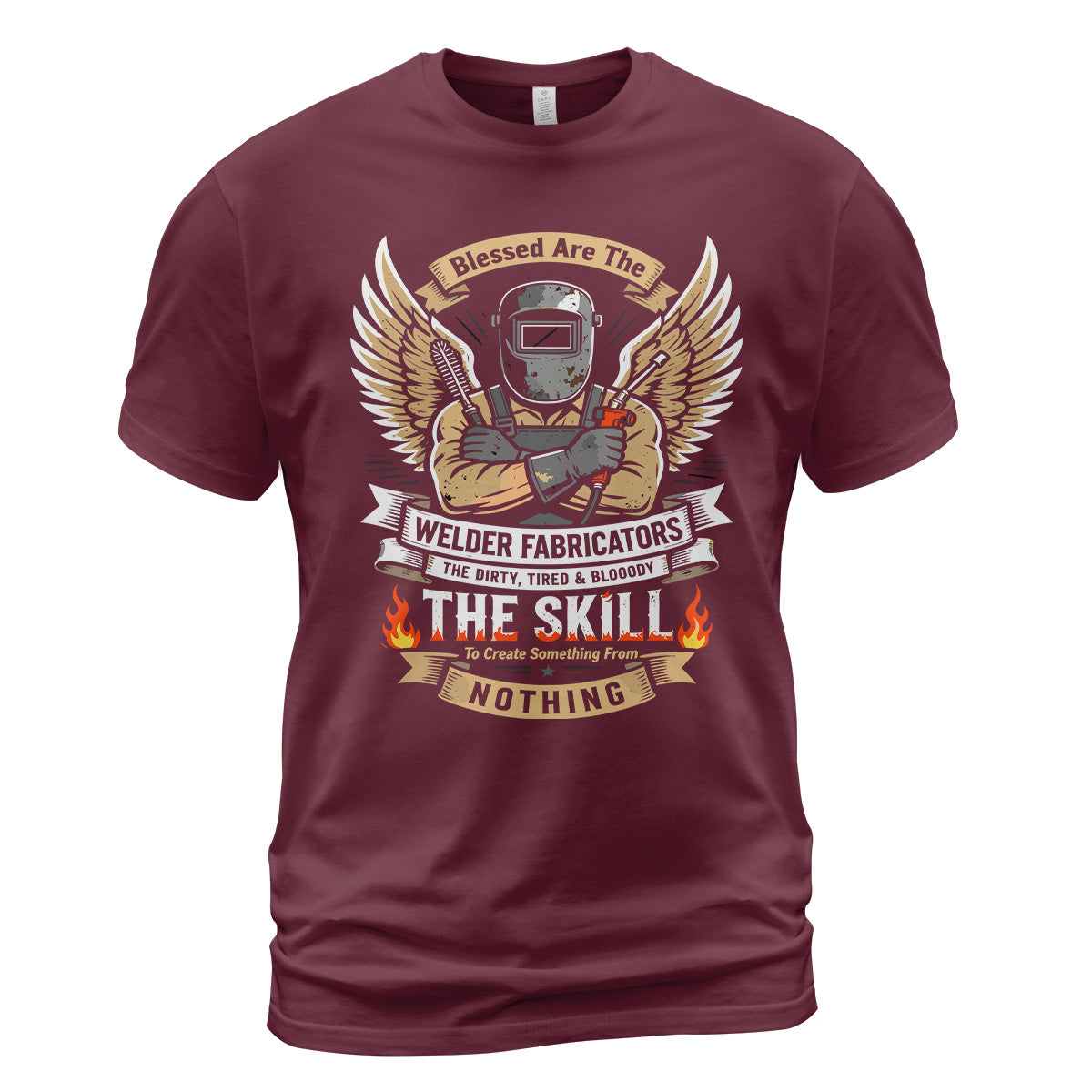 Blessed Welder Fabricator Skill T-Shirt