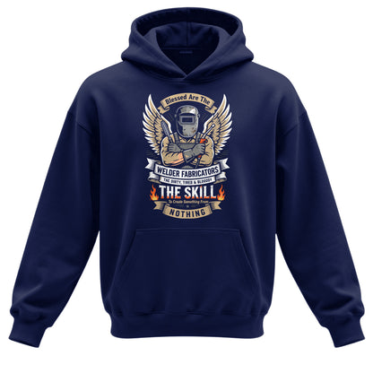 Blessed Welder Fabricator Skill Hoodie