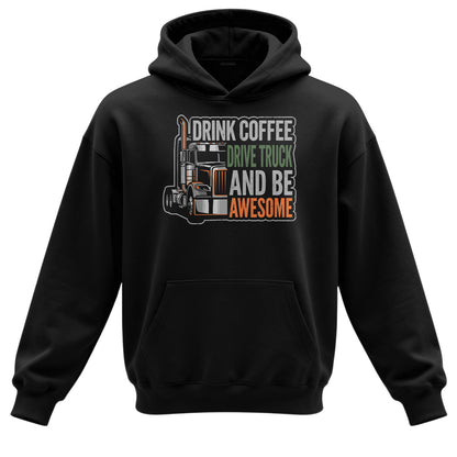 Caffeine and Chrome Trucker Hoodie