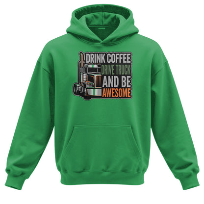 Caffeine and Chrome Trucker Hoodie