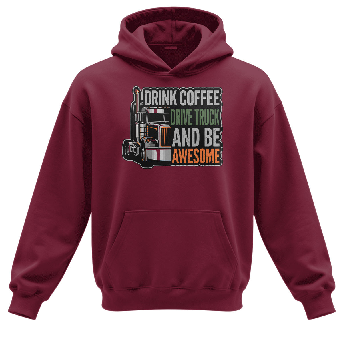 Caffeine and Chrome Trucker Hoodie