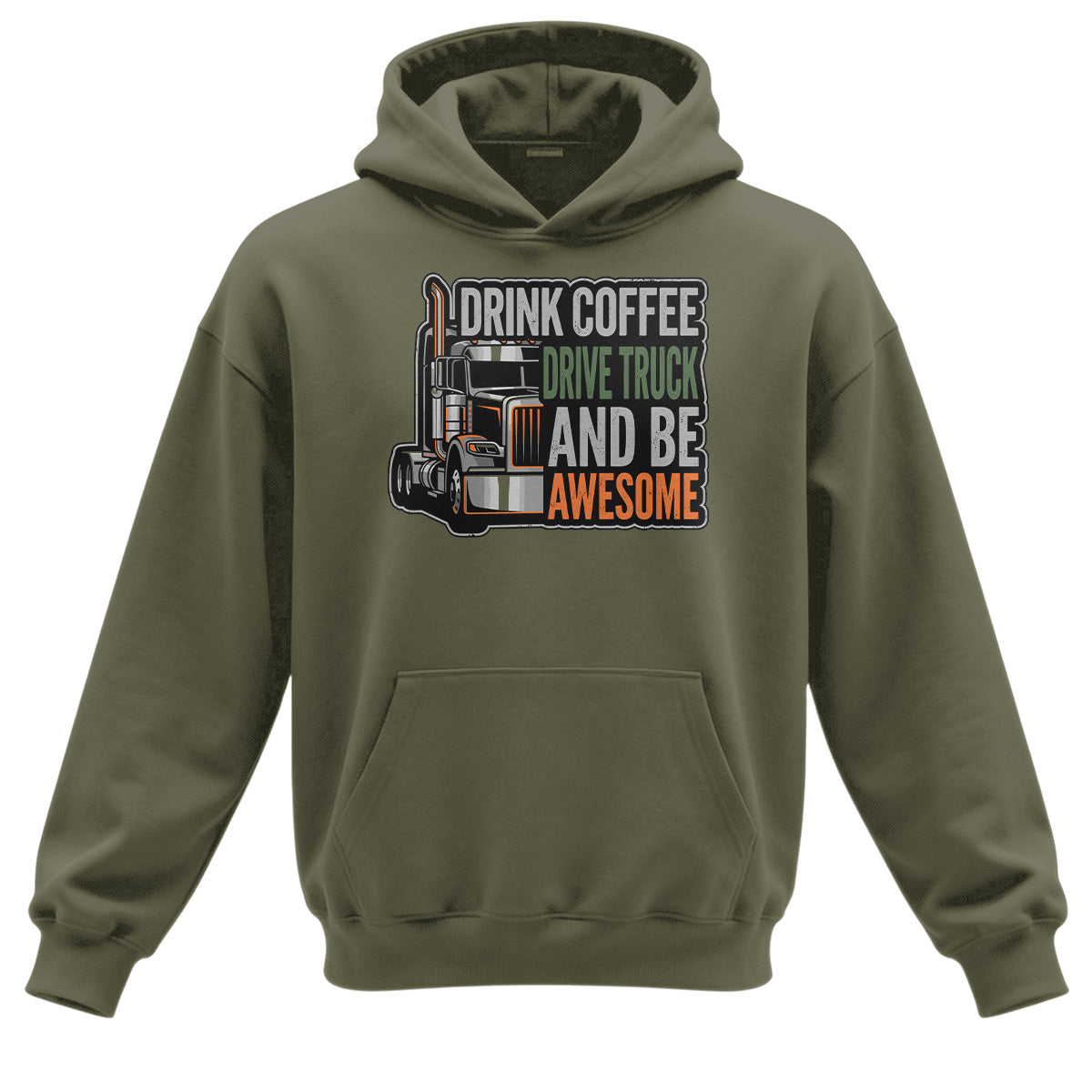 Caffeine and Chrome Trucker Hoodie