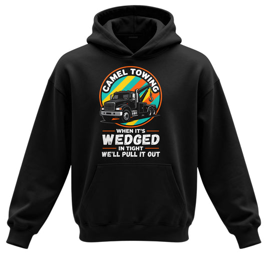 Camel Towing Wedged In Tight Hoodie