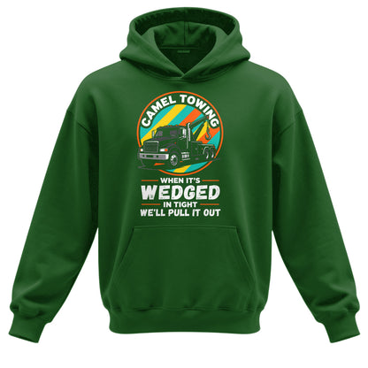 Camel Towing Wedged In Tight Hoodie