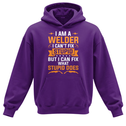 Can't Fix Stupid Welder Hoodie