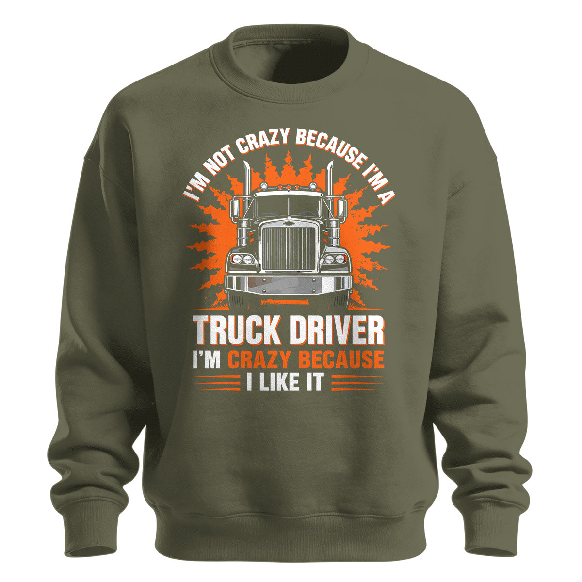 Crazy Trucker Pride Heavy Cotton Sweatshirt