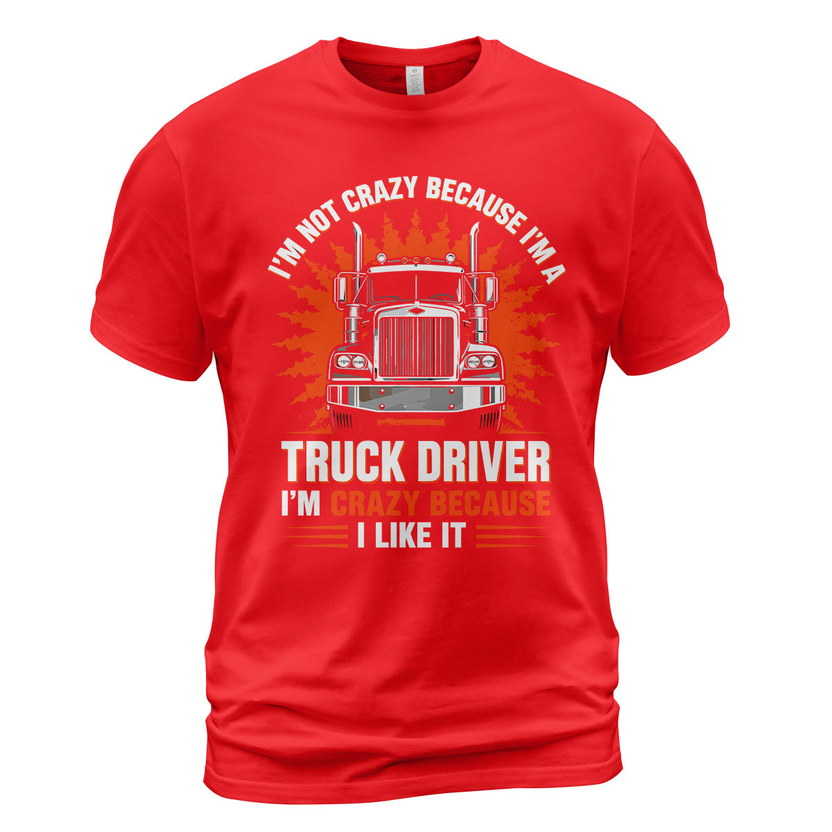 Crazy Trucker Pride Heavy Cotton T-Shirt