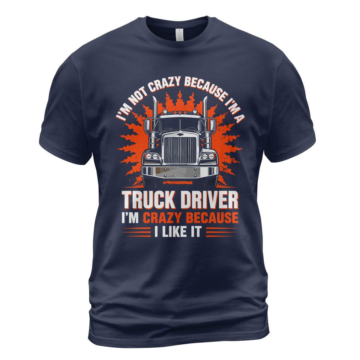 Crazy Trucker Pride Heavy Cotton T-Shirt