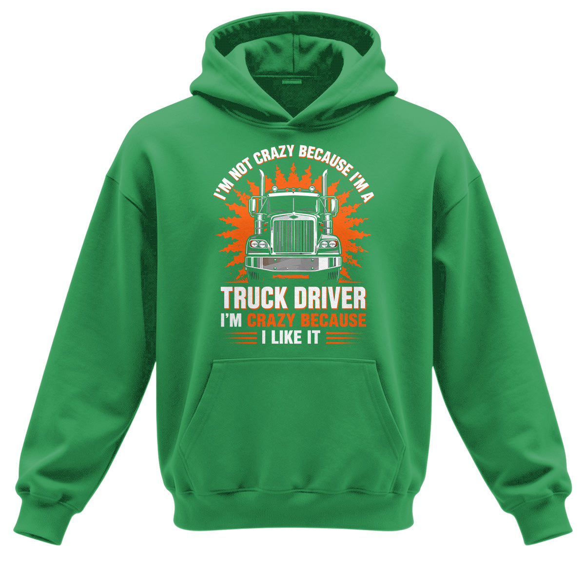Crazy Trucker Pride Heavy Cotton Hoodie