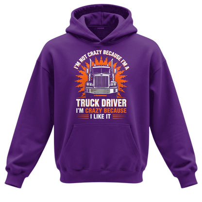 Crazy Trucker Pride Heavy Cotton Hoodie