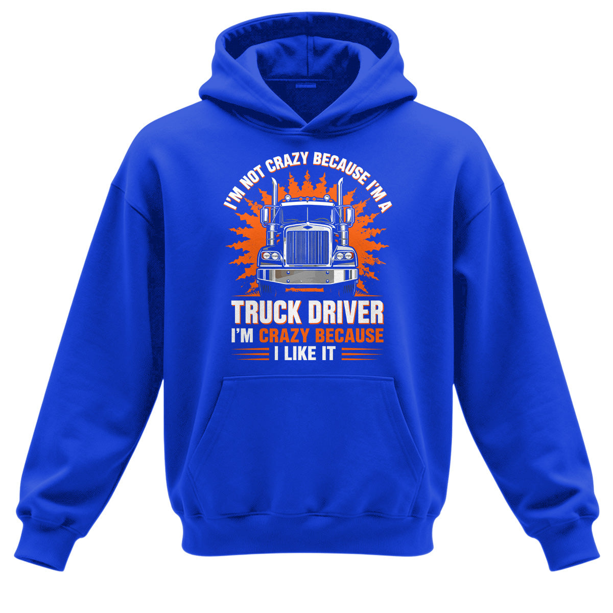 Crazy Trucker Pride Heavy Cotton Hoodie