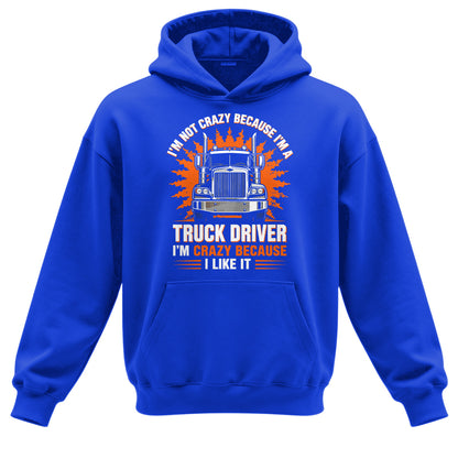 Crazy Trucker Pride Heavy Cotton Hoodie