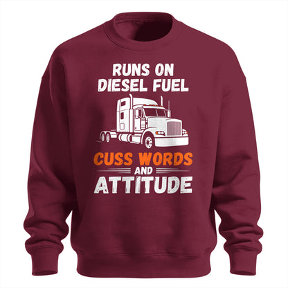 Diesel Cuss Words and Attitude Sweatshirt
