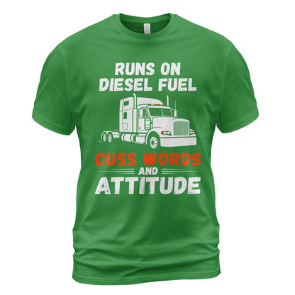 Diesel Cuss Words and Attitude Tee