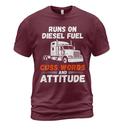 Diesel Cuss Words and Attitude Tee