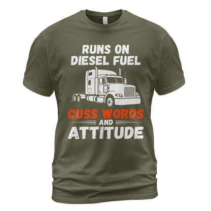 Diesel Cuss Words and Attitude Tee